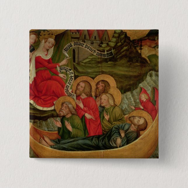 Badge Carré 5 Cm Embarquement du corps de St James (Devant)