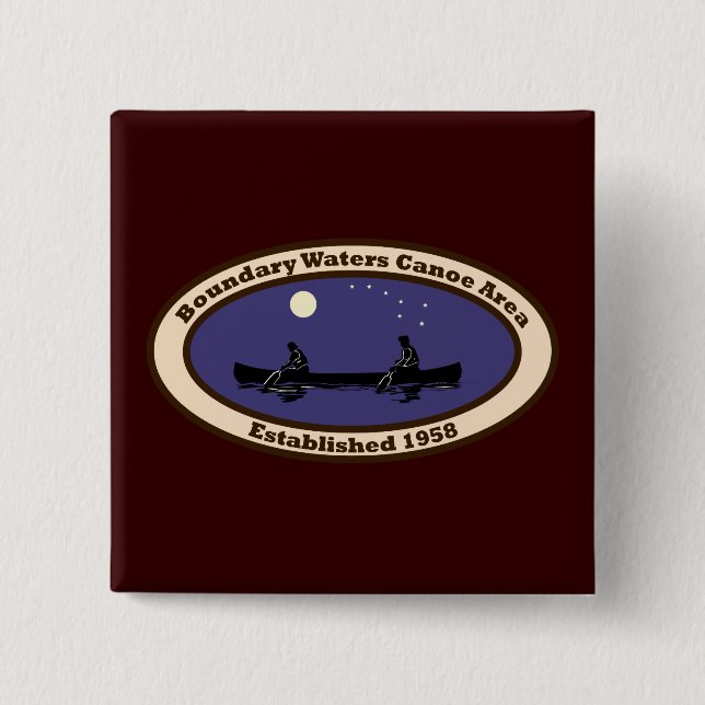Badge Carré 5 Cm Emblème BWCA (Devant)