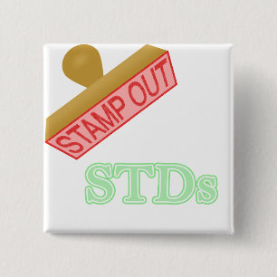 Badge Carré 5 Cm Emboutissez les DST