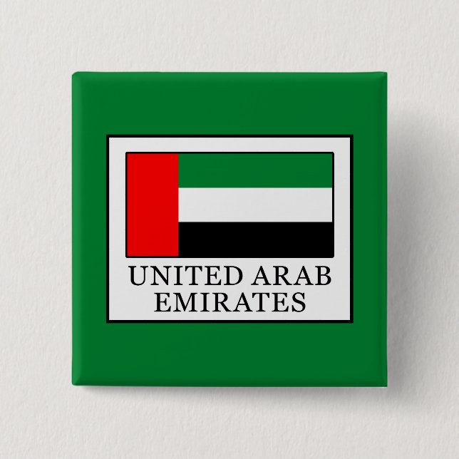 Badge Carré 5 Cm Émirats arabes unis (Devant)