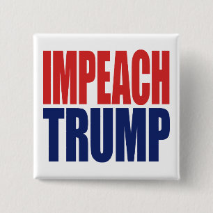 Badge Carré 5 Cm Empêcher le président Trump - Anti Trump