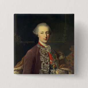 Badge Carré 5 Cm Empereur Joseph II de l'Allemagne