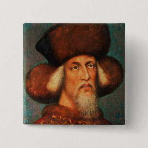 Badge Carré 5 Cm Empereur Sigismund, 1433
