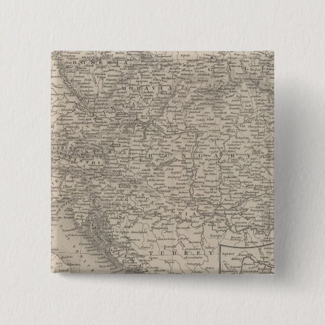 Badge Carré 5 Cm Empire autrichien (Devant)