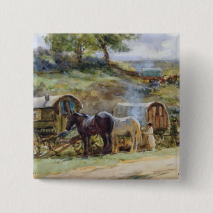 Badge Carré 5 Cm Encampment, Appleby gitan, 1919