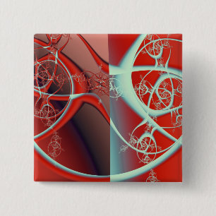 Badge Carré 5 Cm Enchantement 2