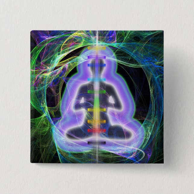 Badge Carré 5 Cm Énergie (Devant)