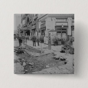 Badge Carré 5 Cm Enlever les pavés ronds