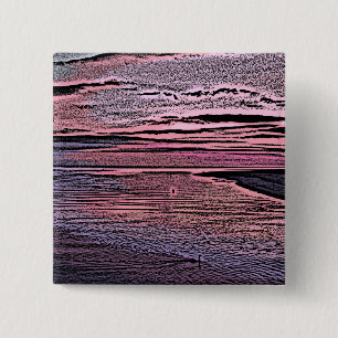 BADGE CARRÉ 5 CM ENSOLEIL