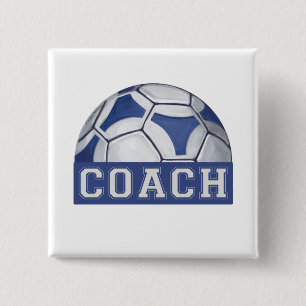 Badge Carré 5 Cm Entraîneur Futbal