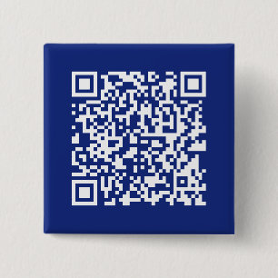 Badge Carré 5 Cm Entrez l'URL du code QR généré instantanément   Bl