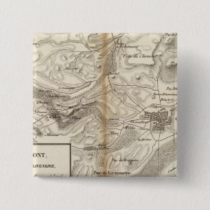 Badge Carré 5 Cm Environs de Clermont