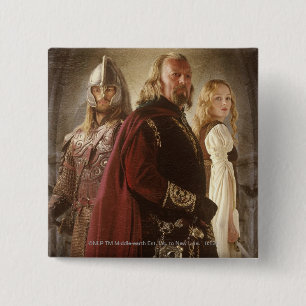 Badge Carré 5 Cm Eowyn et Theoden