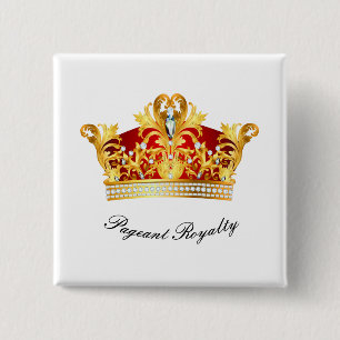 Badge Carré 5 Cm Épingle du bouton du concours