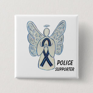 Badge Carré 5 Cm Épingles à ruban pour la sensibilisation des par