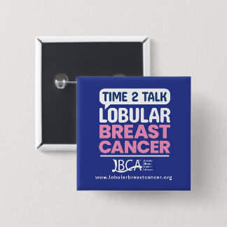 Badge Carré 5 Cm Épinglette de la tournée de sensibilisation LBCA 2
