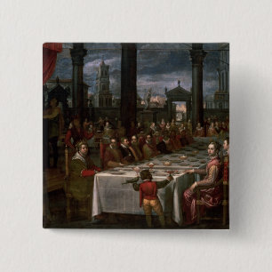 Badge Carré 5 Cm Épouser le banquet