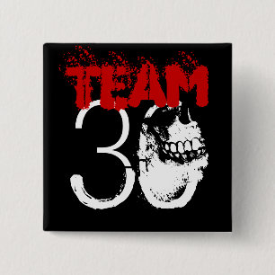 Badge Carré 5 Cm Équipe 30
