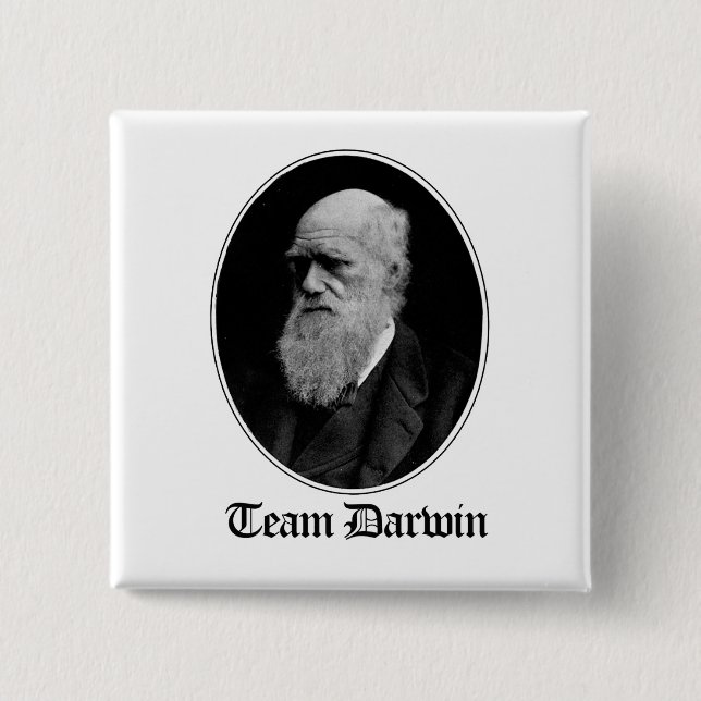 Badge Carré 5 Cm Équipe Darwin (Devant)