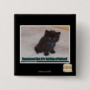 Badge Carré 5 Cm ęr Jour d'école