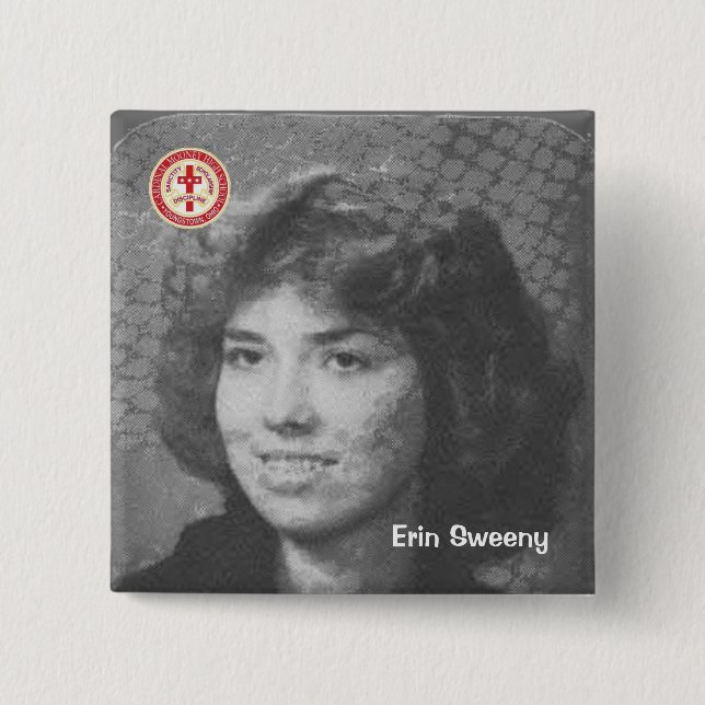 Badge Carré 5 Cm Erin Sweeny (Devant)