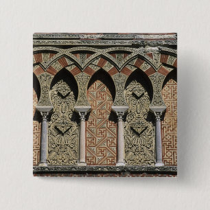 Badge Carré 5 Cm Espagne, Cordoue, Mezquita maure, (mosquée).