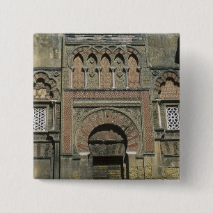 Badge Carré 5 Cm Espagne, Cordoue, Mezquita (mosquée) mauresque.
