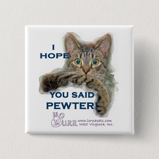 Badge Carré 5 Cm Espoir de Funy HAHA que vous avez dit… Bouton (Devant)