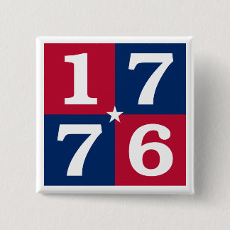 Badge Carré 5 Cm Esprit De 1776