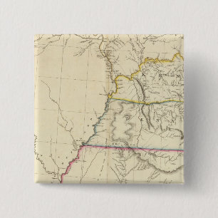 Badge Carré 5 Cm Établissements indiens en Amérique du Nord 3