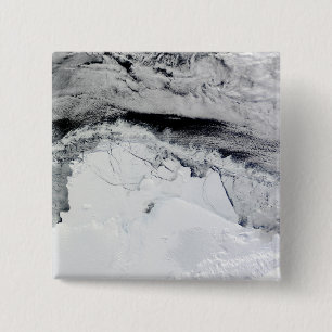 Badge Carré 5 Cm Étagère de glace de Shackleton, Antarctique