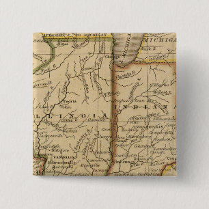 Badge Carré 5 Cm États occidentaux