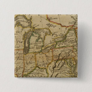 Badge Carré 5 Cm États-Unis 2