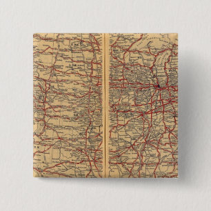 Badge Carré 5 Cm États-Unis 8