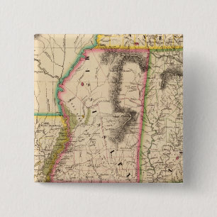 Badge Carré 5 Cm États-Unis, Amérique 56