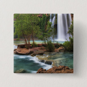 Badge Carré 5 Cm États-Unis, Arizona, Havasu Canyon. Le paisible