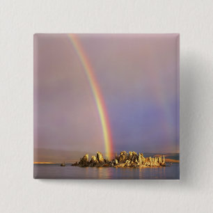 Badge Carré 5 Cm États-Unis, Californie, Montagnes de la Sierra Nev
