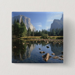 Badge Carré 5 Cm États-Unis, Californie, Parc national de Yosemite,