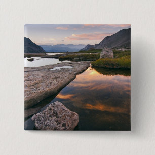 Badge Carré 5 Cm États-Unis, Colorado, Parc national des Montagnes
