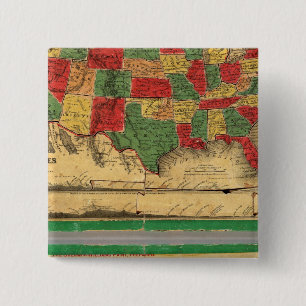 Badge Carré 5 Cm États-Unis d'Amérique 11