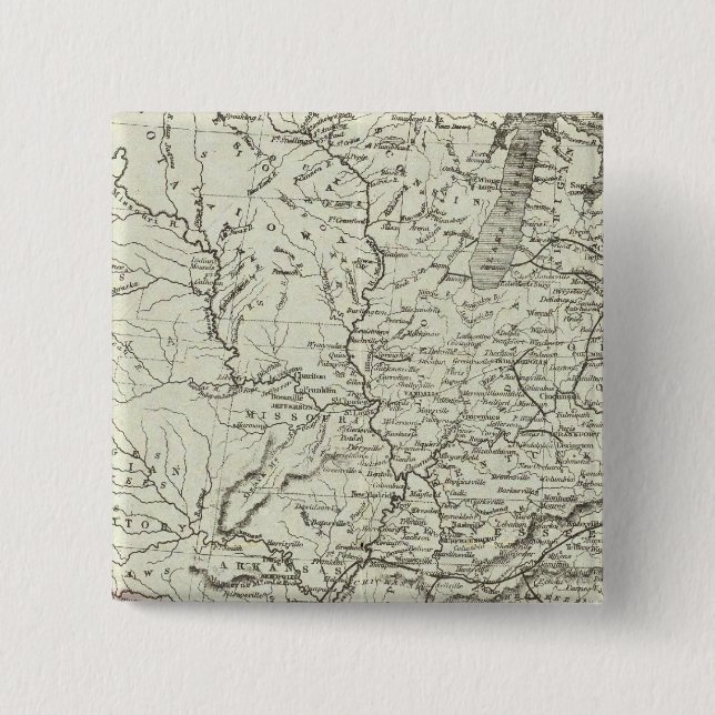 Badge Carré 5 Cm États-Unis d'Amérique 6 (Devant)