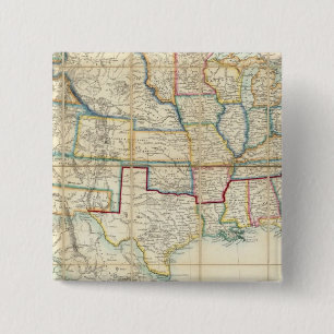 Badge Carré 5 Cm États-Unis d'Amérique du Nord 2