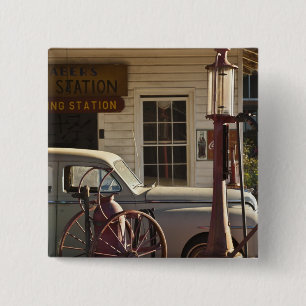Badge Carré 5 Cm États-Unis, Mississippi, Jackson, Mississippi