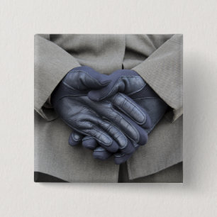 Badge Carré 5 Cm États-Unis New York