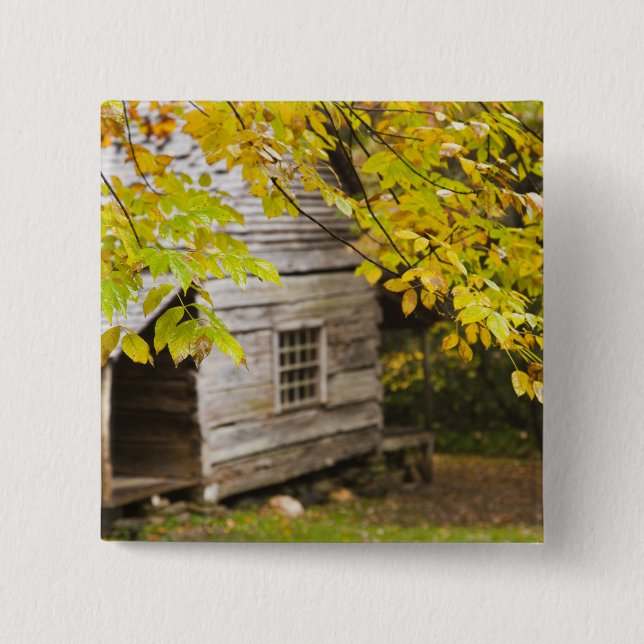 Badge Carré 5 Cm États-Unis, Tennessee, Gatlinburg. Super Smoky (Devant)