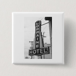 Badge Carré 5 Cm États-Unis, Tennessee, Memphis : Droits Civils Nat