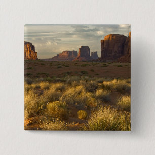 Badge Carré 5 Cm États-Unis, Utah, Parc national de Monument Valley