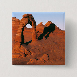 Badge Carré 5 Cm États-Unis, Utah, Parc national des Arches. Delica