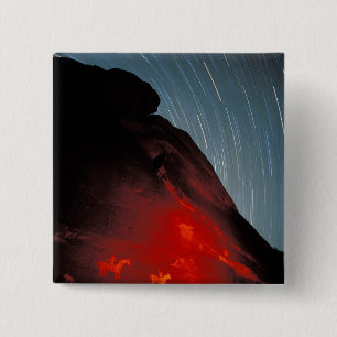 Badge Carré 5 Cm États-Unis, Utah, Parc national des Arches, Pétrog