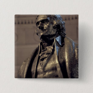 Badge Carré 5 Cm États-Unis, Washington DC. Mémorial Thomas Jeffers